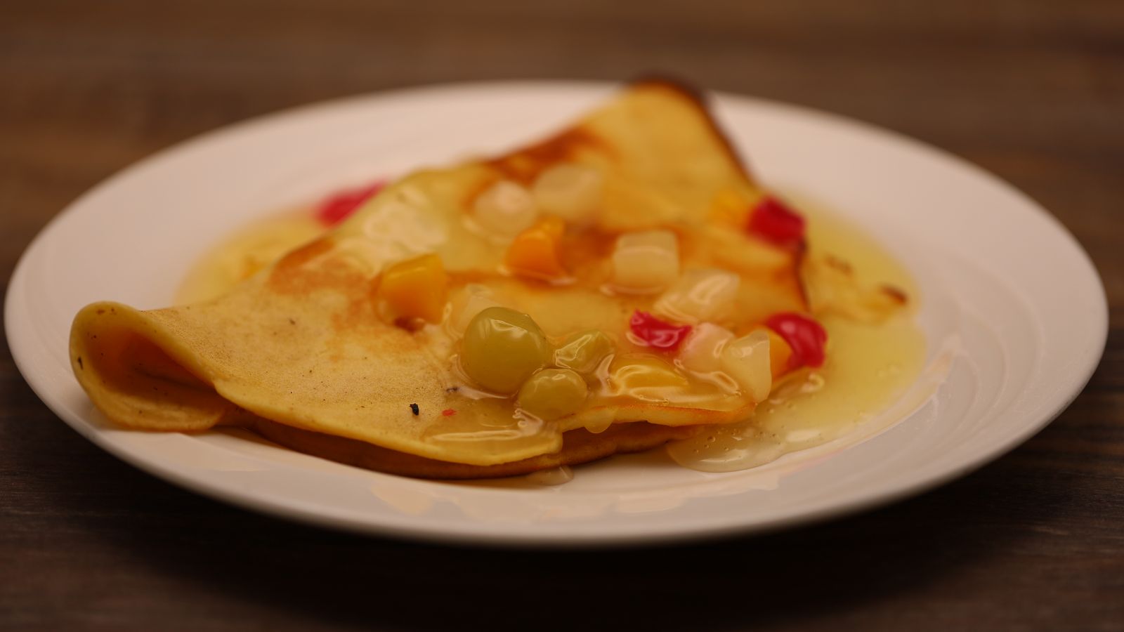 Jamaican-style banana pancakes